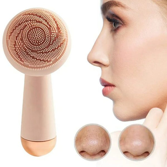 Electric Facial Brush Skin Massager Electric Face Brush Usb Clean Waterproof Sonic Vibration Beauty Instrument Care Face Women | Rechargeable Finishing Touch Deep Facial Cleanser & Scrubber